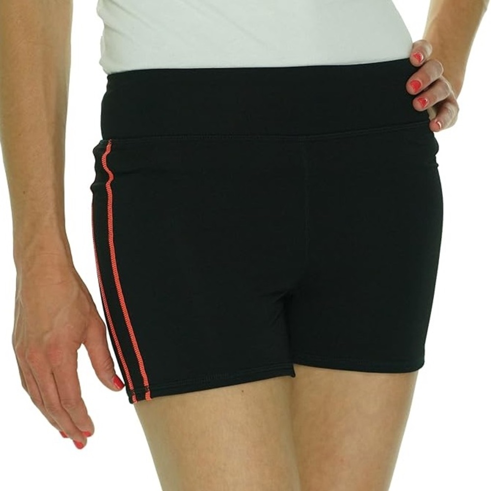 NWT Women’s HUE Athletic Sport Shorts Wicking Lightweight Black Medium 8-10‎